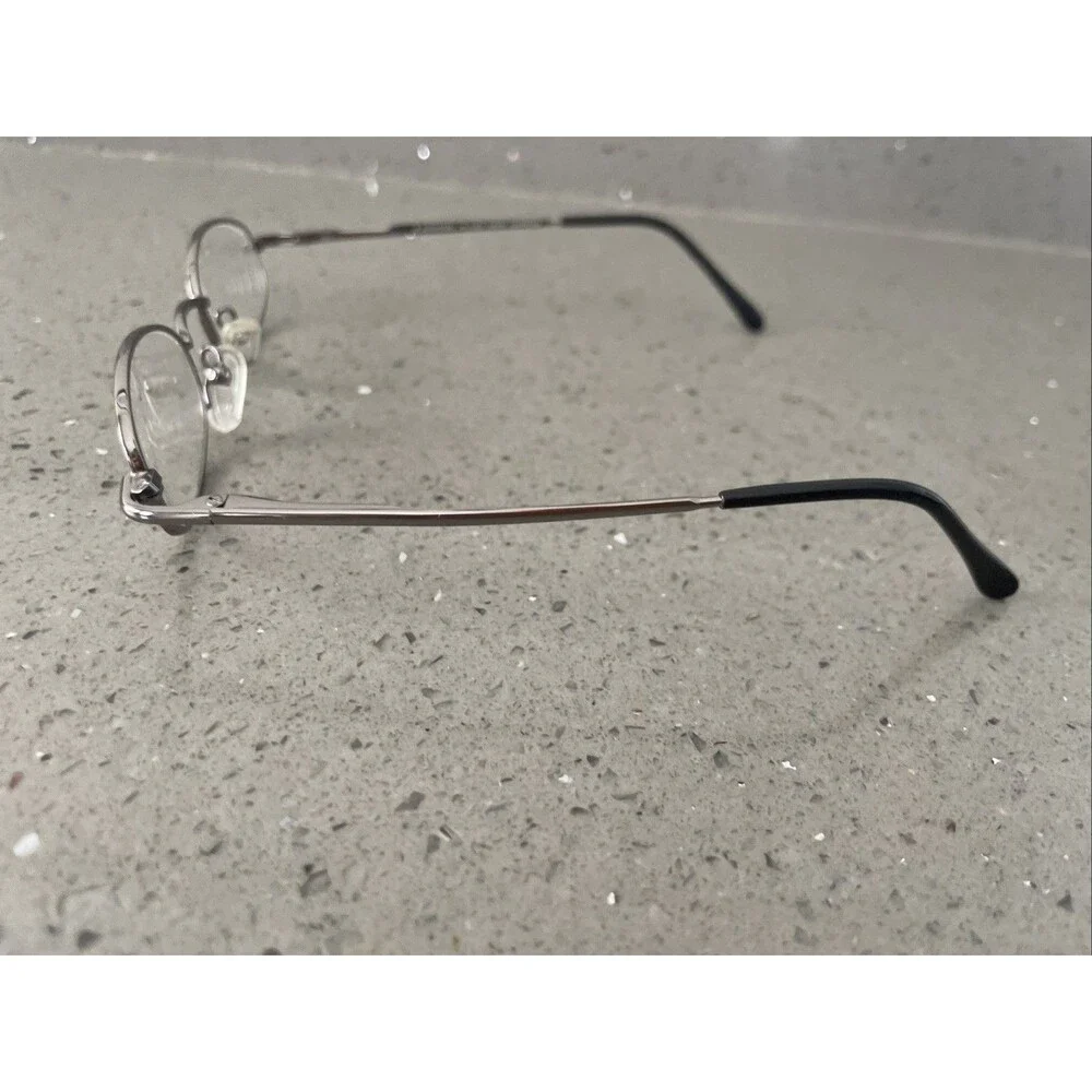 Eurosteel 78 Flex Shiny Gunmetal Eyeglasses Frames ONLY 42-19-125 Full Rim